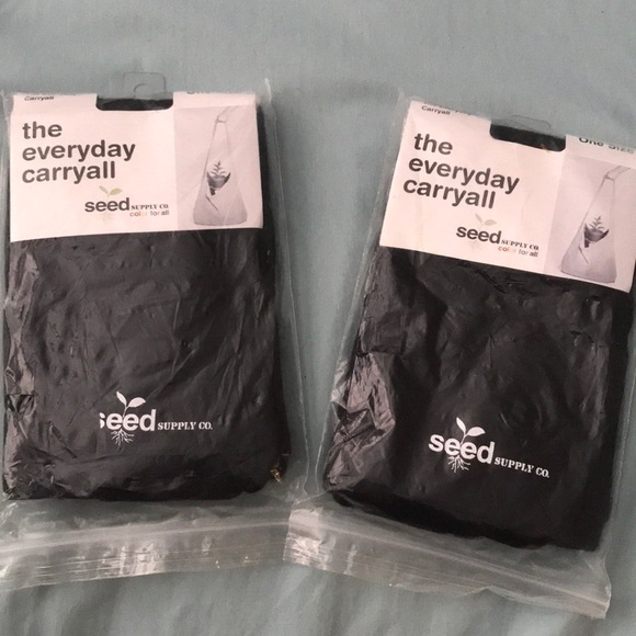 Seed Supply Co. Handbags - New! 2 organic cotton carry all’s!